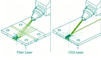 Fiber laser vs CO2 laser comparison