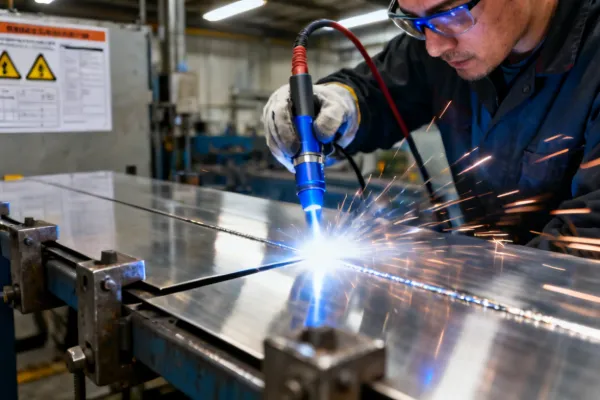 Handheld fiber laser welding stainless steel